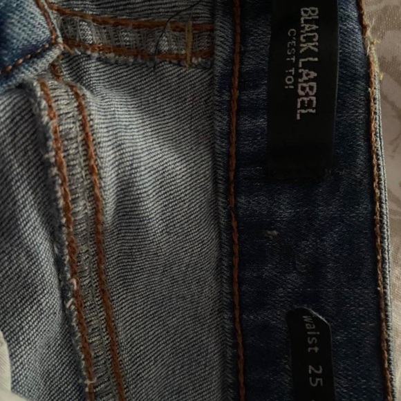 BLACK LABEL BLUE WASH JEANS ☂️ - Picture 4 of 4